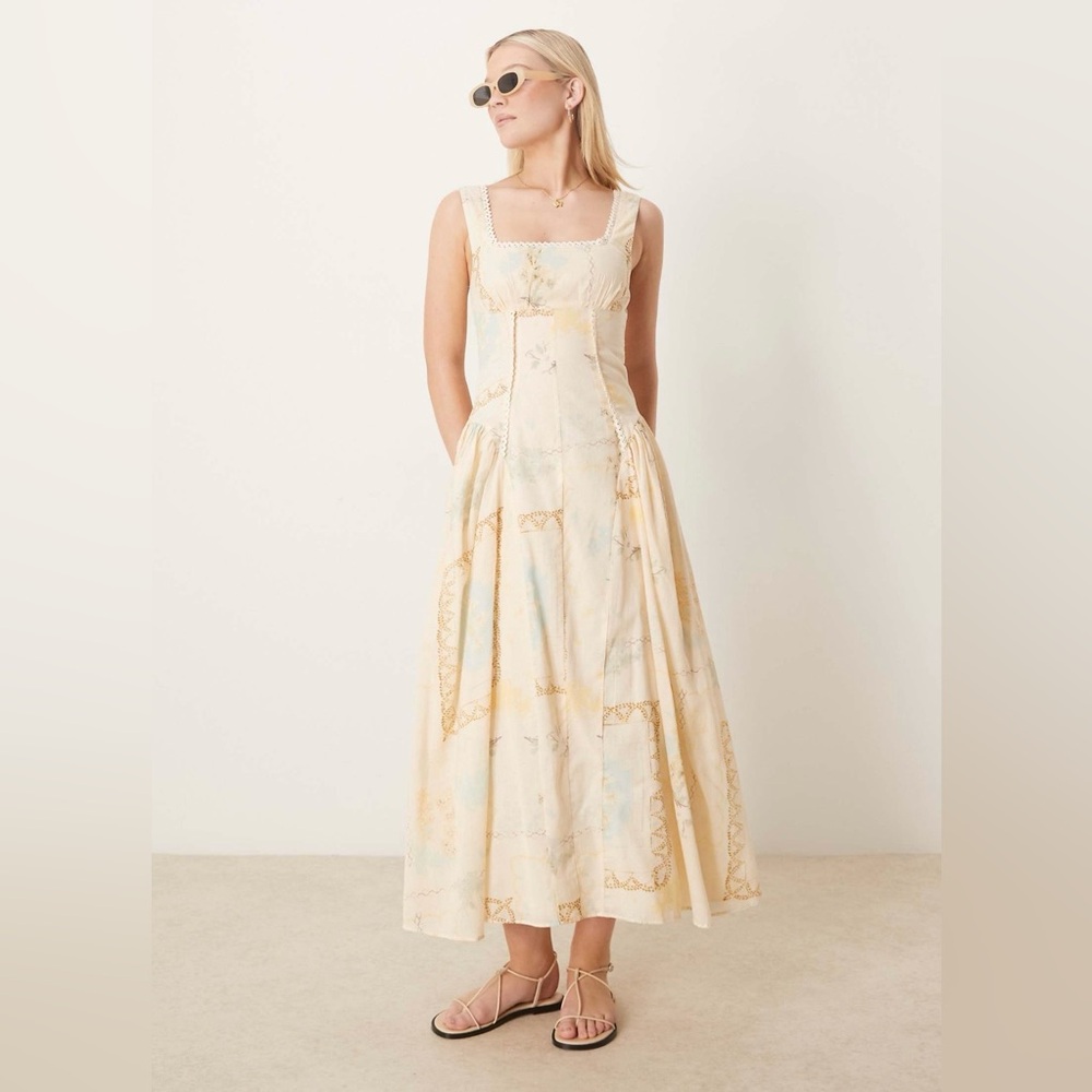 Cotton Printed Maxi Summer Dress